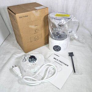 Casimhu 4-in-1 Electric Milk Frother & Steamer w LED Touch Screen 13.5oz SHMF002